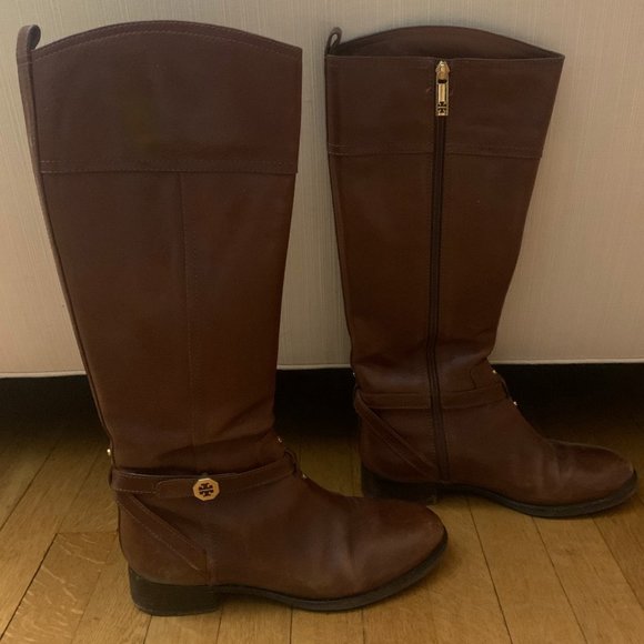 Tory Burch 'Brita' Riding Boot in Sienna- Size 9 - Picture 4 of 6